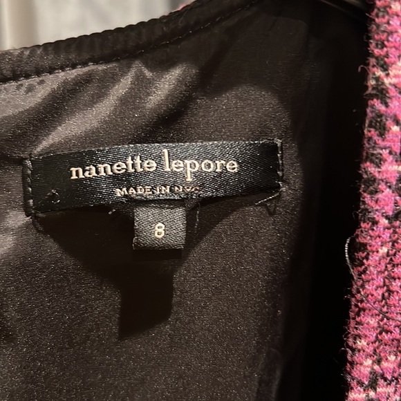 Nanette Lepore Barbie core peplum sweetheart neckline dress - Picture 3 of 7